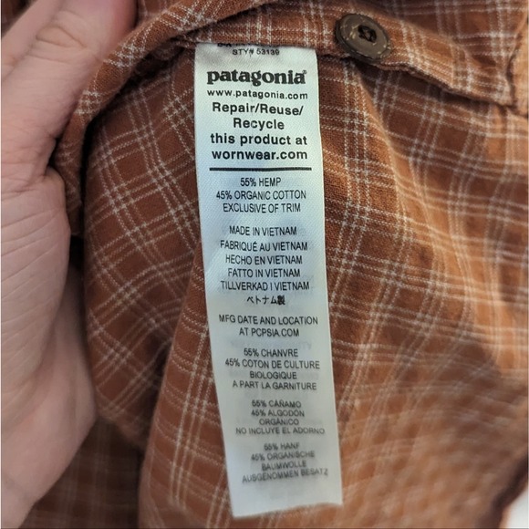 Patagonia Men's Back Step Button Up Shirt XL - Picture 6 of 6